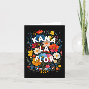 La Flor 2024 Kamala Walz 2024 Präsidentin Kamala-H Karte