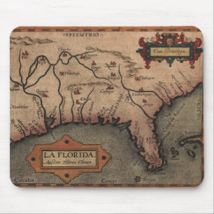 La-Florida-Karte 1584 Mousepad