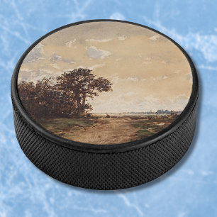 La Forêt de Fontainebleau Aux Environs de Barbizon Eishockey Puck
