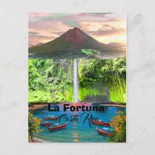 La Fortuna Reise Postkarten Kunst, La Fortuna Cost