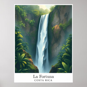 La Fortuna Wasserfall, Costa Rica – Tropischer Was Poster