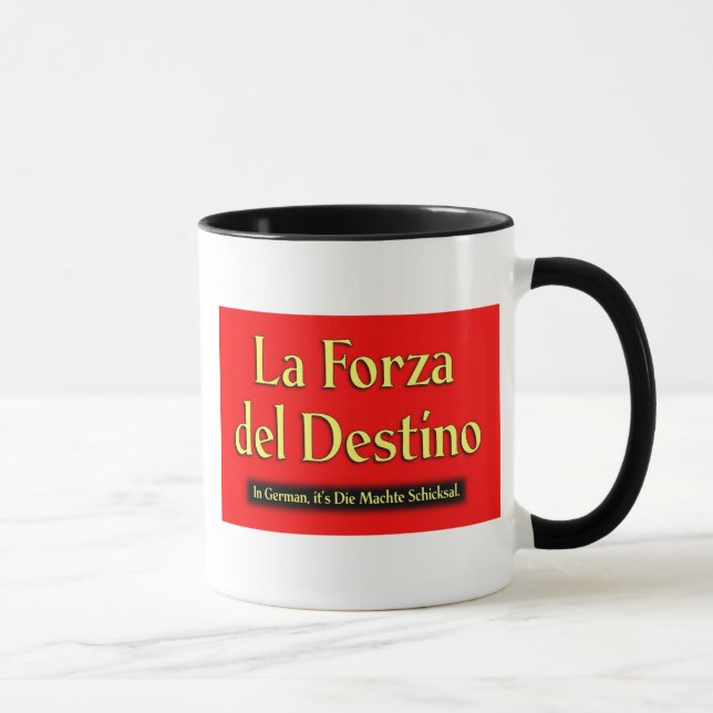La Forza Del Destino Tasse (Rechts)