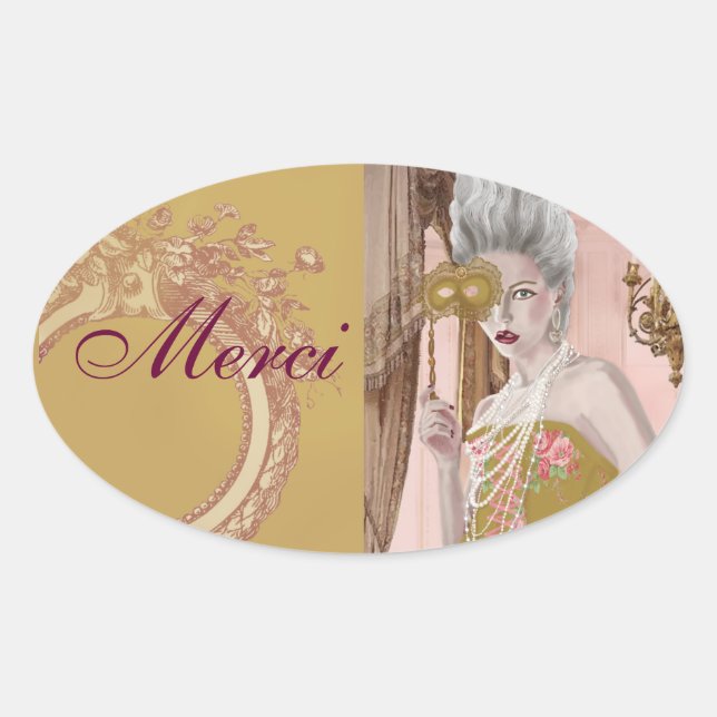 La FRAGE c'est voulez vous Danke Stickers (Vorderseite)