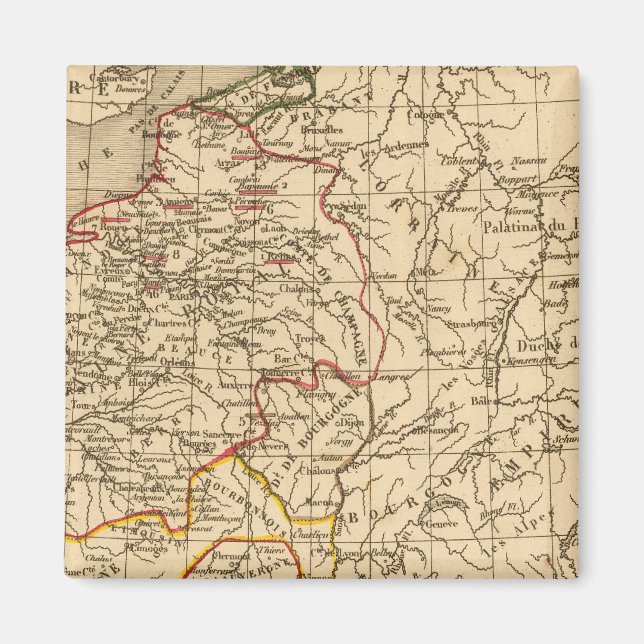 La France 1180 a 1223 Magnet (Vorne)