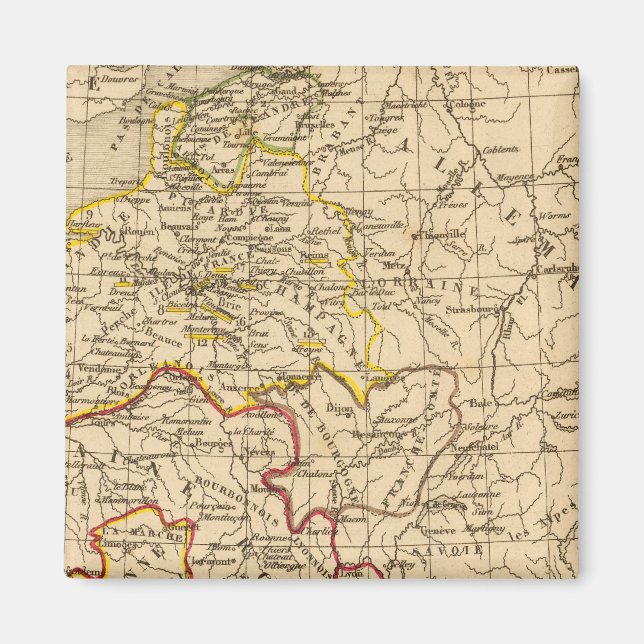 La France 1380 a 1422 Magnet (Vorne)