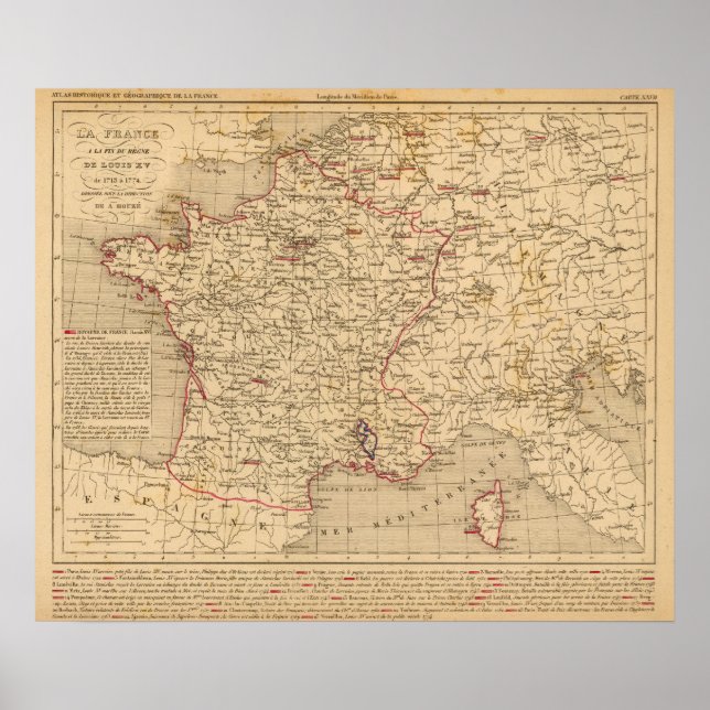 La France 1715 a 1774 Poster (Vorne)