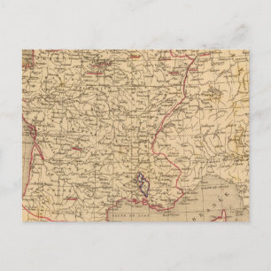 La France 1715 a 1774 Postkarte