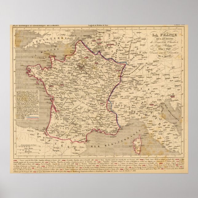 La France 1814 a 1840 Poster (Vorne)