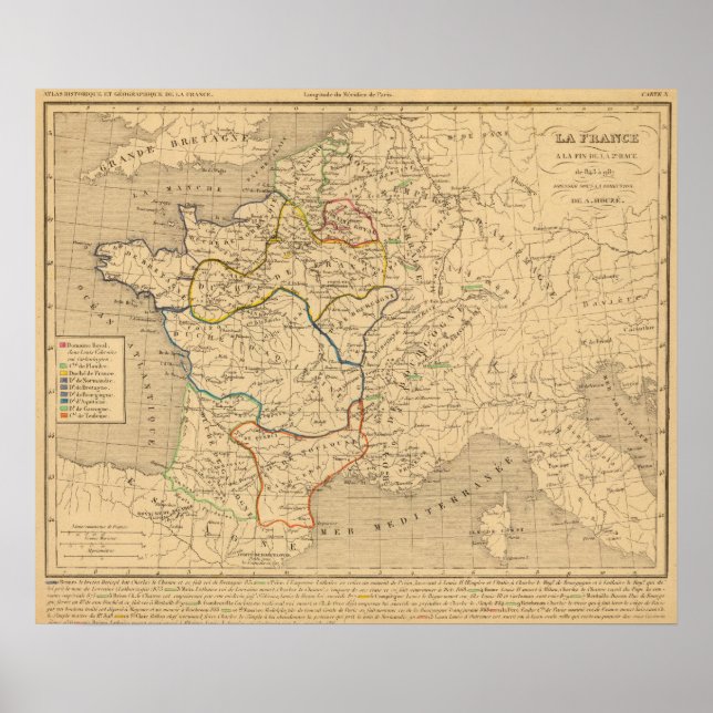 La France 843 a 987 Poster (Vorne)