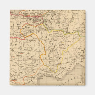 La France apres la mort de Clothaire 1er Magnet