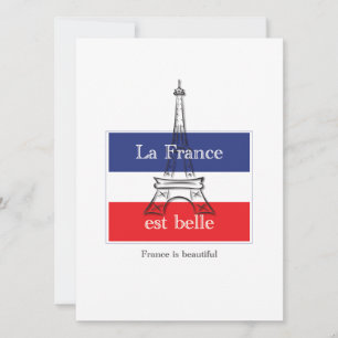 La France est Belle Einladung