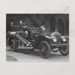 La France Feuerwehrfahrzeug 1924 Postkarte