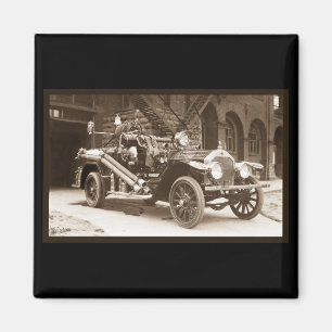 La France Fire Truck 1924 Magnet