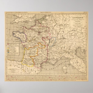 La Frankreich 1270 1328 Poster