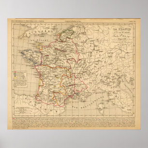 La Frankreich 1364 1380 Poster