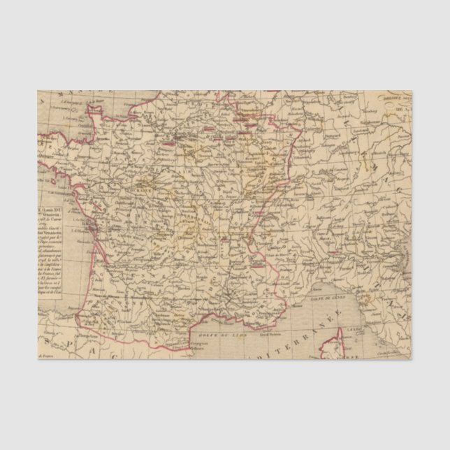 La Frankreich 1774 1793 Seidenpapier (Vorderseite)