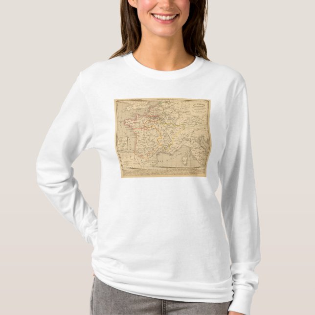 La-Frankreich apres La mort de Clothaire 1er T-Shirt (Vorderseite)