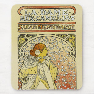 La-Freifrau ZusatzCamelias Mousepad