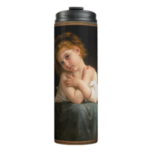 La Frileuse von William-Adolphe Bouguereau Thermosbecher