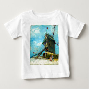 La Galette Vincent van Goghs Le Moulin de Baby T-shirt