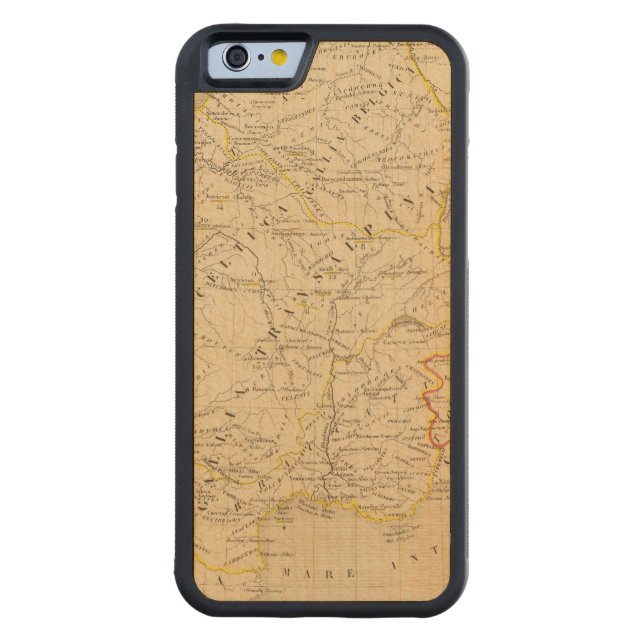 La Gaule Carved Wood iPhone Hülle (Rückseite)