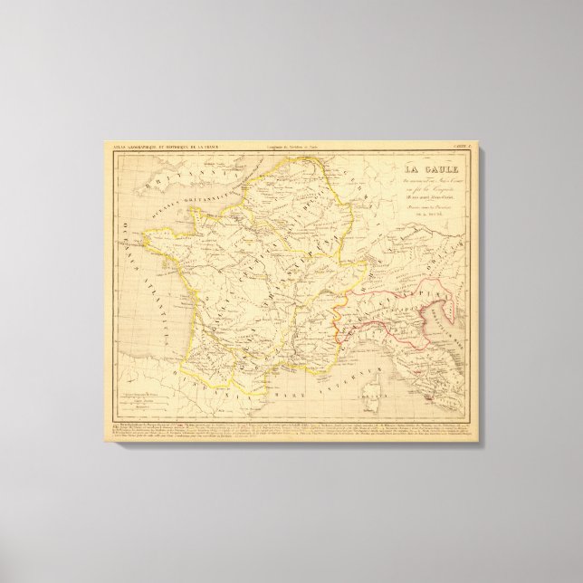 La Gaule Leinwanddruck (Vorderseite)
