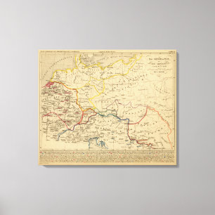 La Germanie a la fin du 5e siecle Leinwanddruck