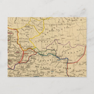 La Germanie a la fin du 5e siecle Postkarte