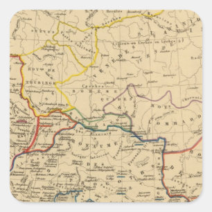 La Germanie a la fin du 5e siecle Quadratischer Aufkleber
