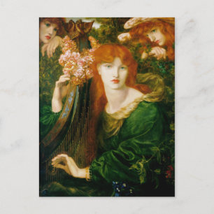 La Ghirlandata - Dante Gabriel Rossetti Postkarte