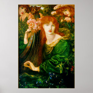 La Ghirlandata Poster von Dante Gabriel Rossetti