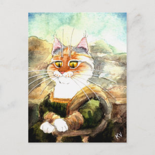 La Giagatto (Mona Heather) Postkarte