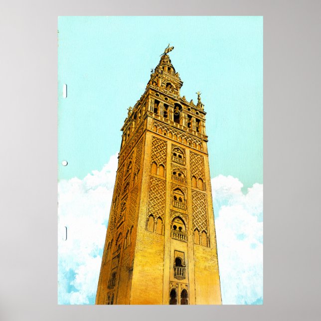 La Giralda de Sevilla - Don Quixote Hintergrund Poster (Vorne)