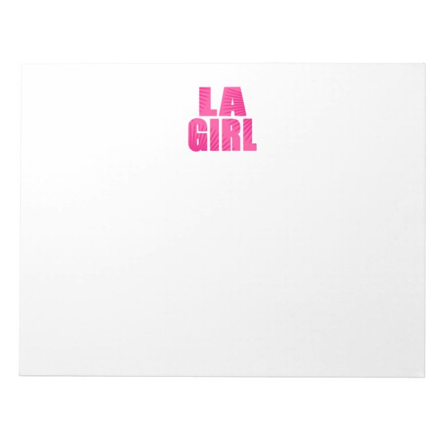 LA Girl Notizblock (Vorderseite)