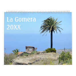 La Gomera, Kanarische Inseln 12 Monate Kalender