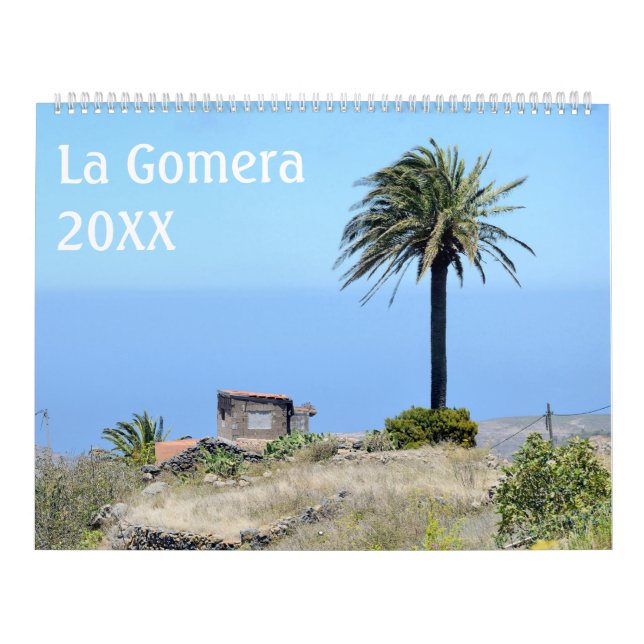 La Gomera, Kanarische Inseln 12 Monate Kalender (Titelbild)