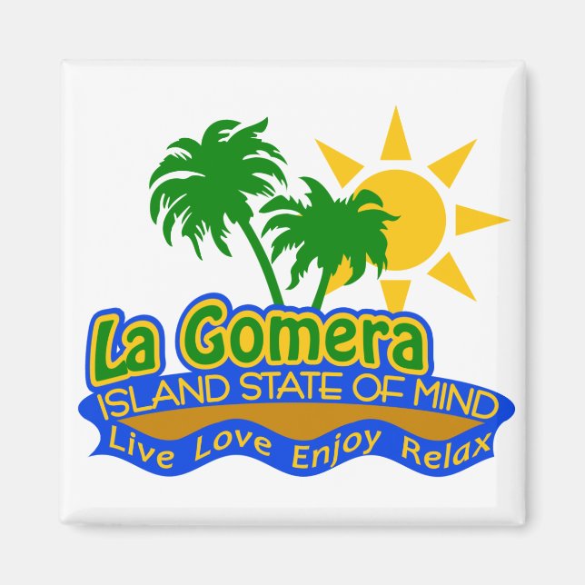 La Gomera Staat des Mind-Magneten Magnet (Vorne)