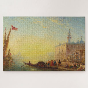 La Gondole, Quai des Esclavons, Félix Ziem Puzzle