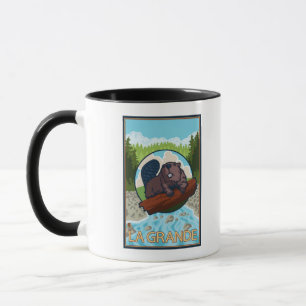 La Grande, OregonBeaver und Bäume Tasse