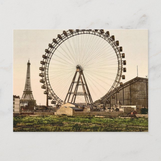 La grande rue (d.h., roue), Paris, Frankreich Klas Postkarte (Vorderseite)