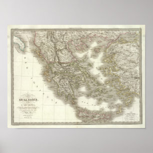 La Grece - Griechenland Poster