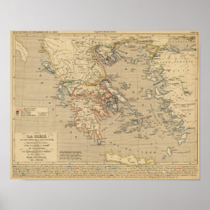 La Grece, les cotes de l'Asie Mineure Poster