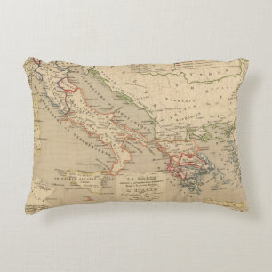 La Grece, l'Italie, 1190 ein 504 Handels JC Zierkissen