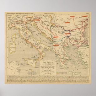 La Grece und l'Italie, 306 410, AP JC Poster