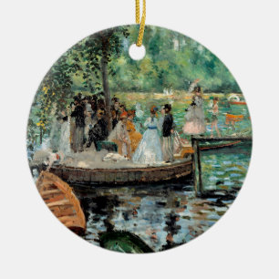 La Grenouillère Auguste Renoir Keramik Ornament