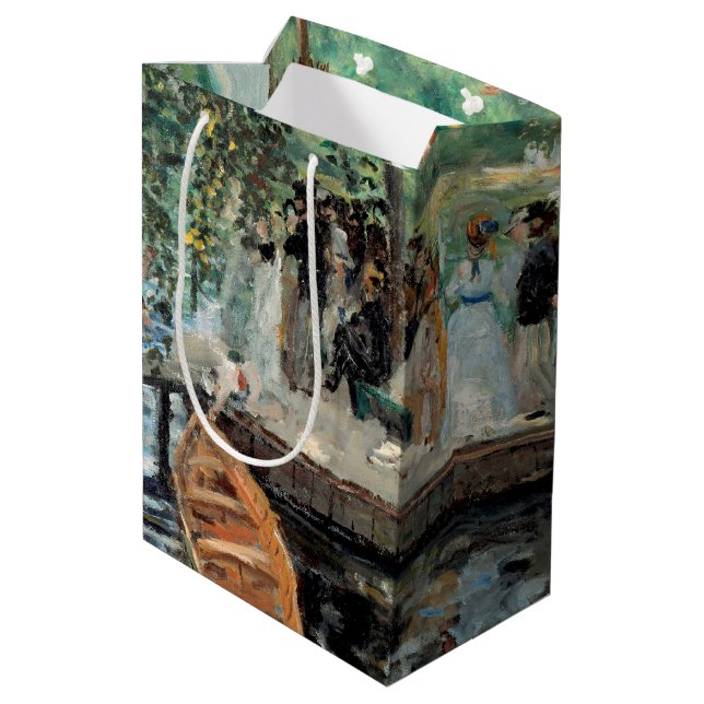 La Grenouillère Auguste Renoir Mittlere Geschenktüte (Rückseite Schrägansicht)