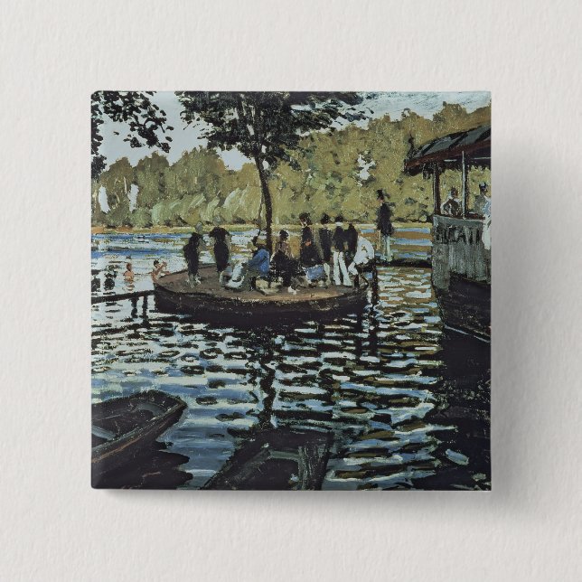 La Grenouillere Claude Monets | Button (Vorderseite)