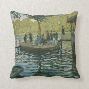 La Grenouillere Claude Monets Kissen
