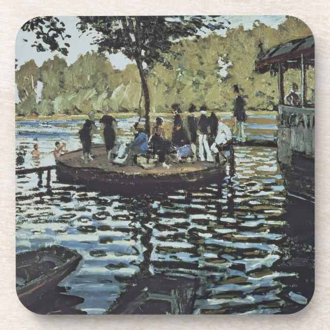 La Grenouillere Claude Monets | Untersetzer (Vorderseite)