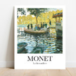 La Grenouillère von Claude Monet Poster<br><div class="desc">Bringen Sie die Schönheit des Impressionismus in Ihre Zuhause mit diesem atemberaubenden Poster von Claude Monets Gemälde La Grenouillère. Dieses Meisterwerk wurde 1869 gemalt und zeigt ein beliebtes Bootsportzentrum der Mittelklasse an der Seine nahe Paris. Fügen Sie jedem Raum mit diesem zeitlosen Kunstwerk eine Touch von Eleganz und Eleganz hinzu....</div>